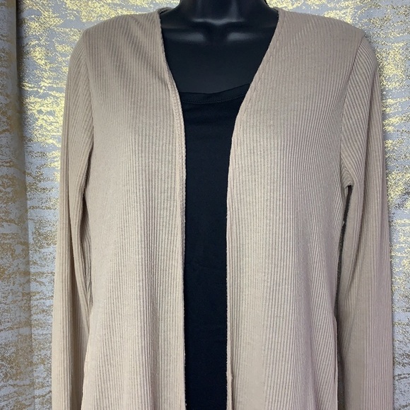 Fashion Nova cream open duster/cardigan Jacket size S - Picture 3 of 10